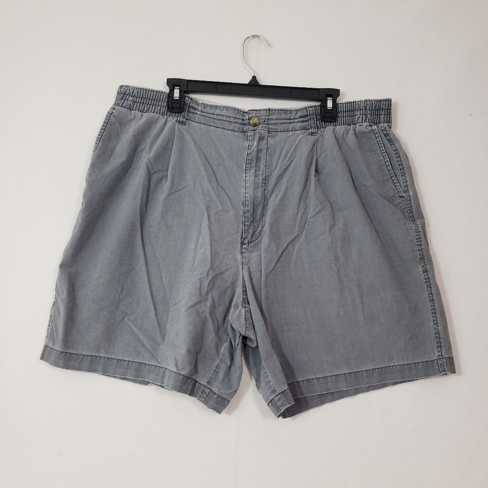 David Taylor Pleated Shorts mens dusty blue summer, breatheable, boat,  …